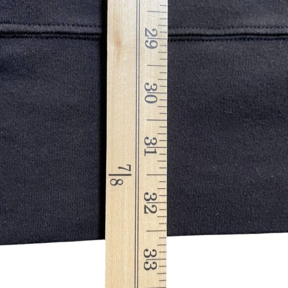 PACT Airplane Cardigan Sweater Size M/L Black Organic Cotton Long Open Front EUC - Picture 14 of 16